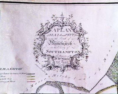 Arquivo 5629 Cartucho descritivo de um mapa com a leitura 