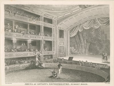 Arena, de, Astleys, anfiteatro, surrey, estrada de English School