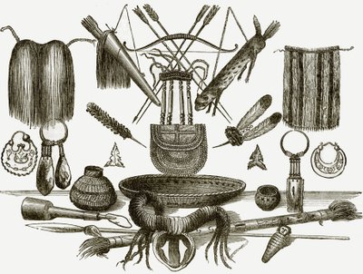 Armas, ornamentos e utensílios dos índios de English School