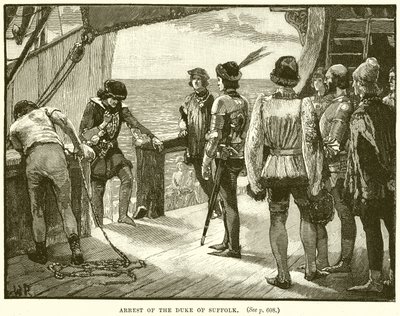 Detenção do duque de Suffolk de English School