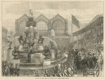 Chegada do Príncipe de Gales no Museu Bethnal Green de English School