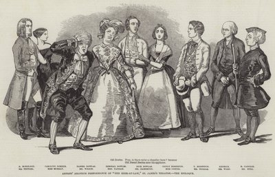 Performance Amadora de Artistas de "The Heir-at-Law", St James