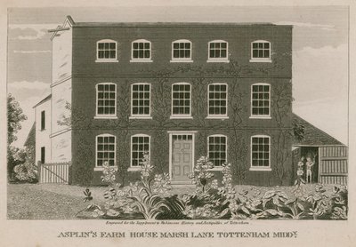 Fazenda Asplins, Marsh Lane, Tottenham, Londres de English School