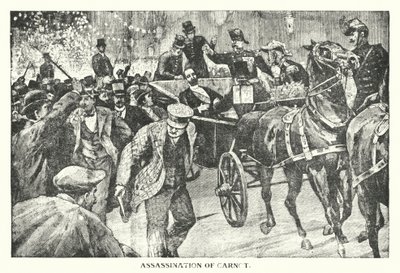 Assassinato de Carnot (gravura) de English School