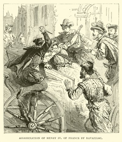 Assassinato de Henrique IV da França por Ravaillac de English School