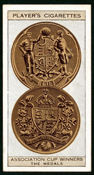 Vencedores da Taça da Associação, As Medalhas (litho) de English School