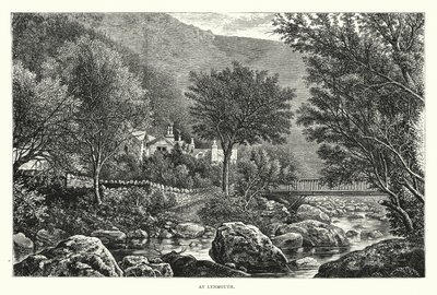 Em Lynmouth (gravura) de English School