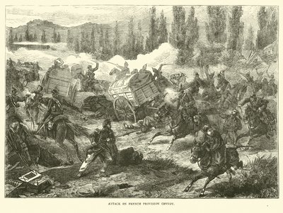Ataque ao comboio de provisões franceses, setembro de 1870 de English School