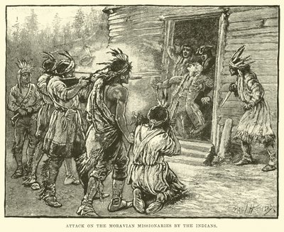 Ataque aos missionários morávios pelos índios de English School