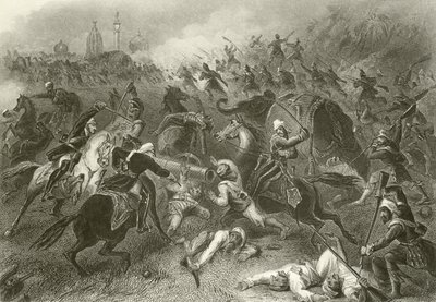 Ataque contra os Mutineers antes de Cawnpore de English School