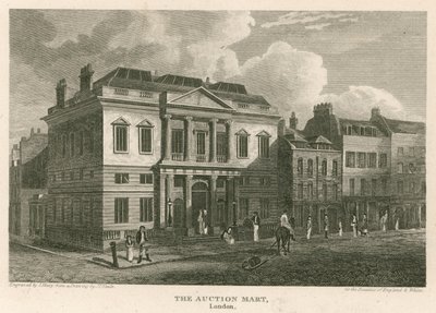 Leilão Mart, St Bartholomews Lane, Londres de English School