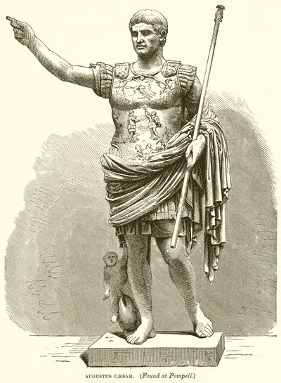 Augusto César. (Encontrado em Pompéia) de English School
