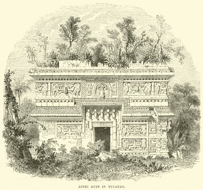 Ruína asteca em Yucatan de English School