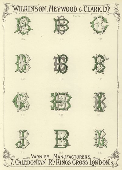 BA, BB, BC, BD, BE, BF, BG, BH, BJ, BJ, BK, BL de English School