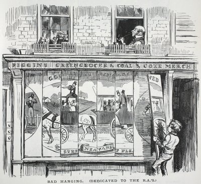 Bad Hanging (dedicado aos RAs), ilustração de Punch de English School