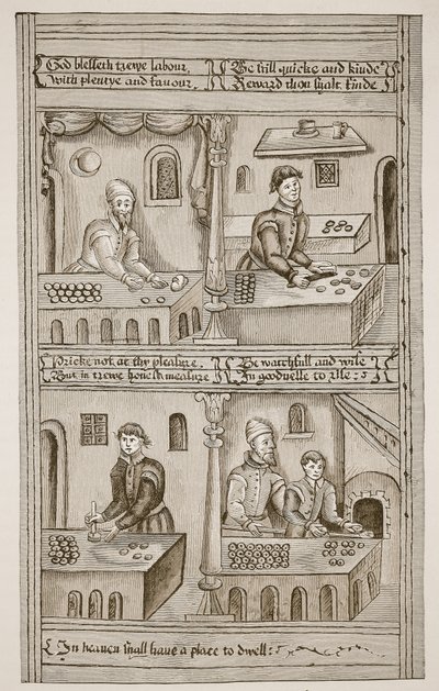 Padeiros de York, 1595-1596 (foto sépia) de English School