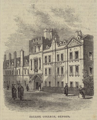 Balliol College, Oxford (gravura) de English School