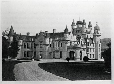 Castelo de Balmoral (lito) de English School
