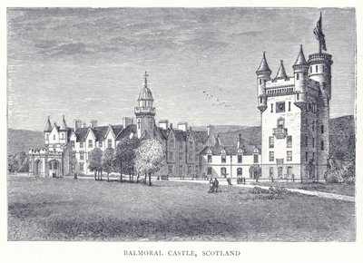 Castelo de Balmoral, na Escócia de English School