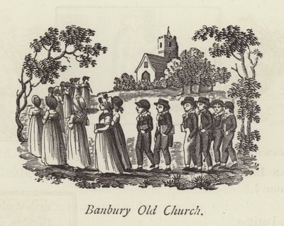 Banbury Old Church (gravura) de English School