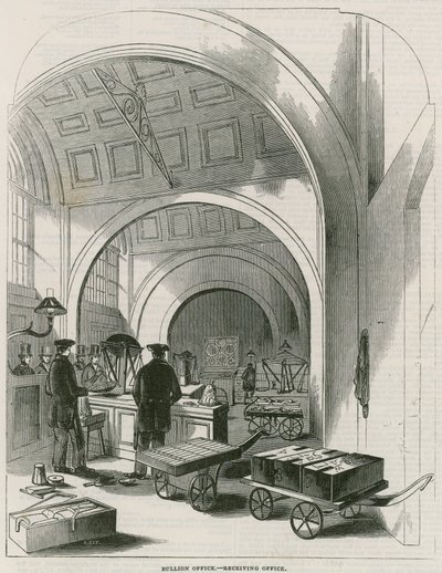 Banco da Inglaterra, Bullion Office e Gold Weighing Room de English School