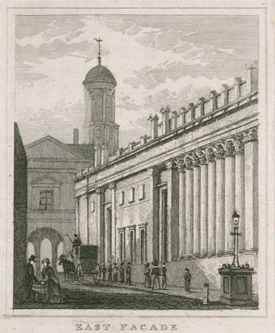 Banco da Inglaterra, as frentes de Sir John Soanes de English School