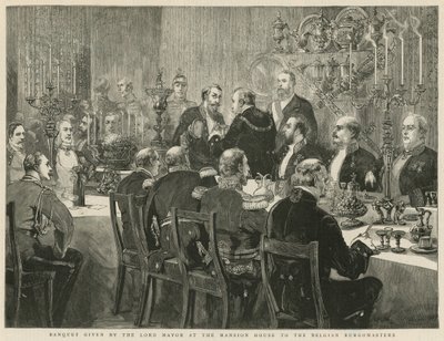 Banquete oferecido pelo prefeito na mansão de English School