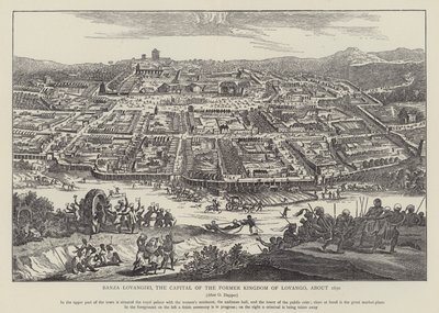 Banza Lovangiri, capital do antigo Reino de Lovango, por volta de 1670 (foto) de English School