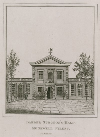 Barber Surgeons Hall, Rua Monkwell, Londres de English School