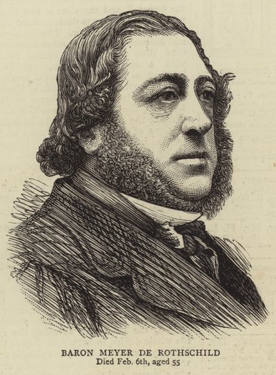 Barão Meyer de Rothschild (gravura) de English School