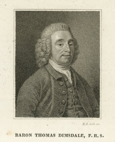 Barão Thomas Dimsdale (gravura) de English School
