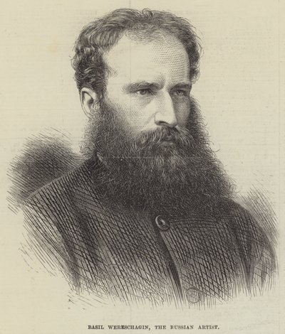 Basil Wereschagin, o Artista Russo (gravura) de English School
