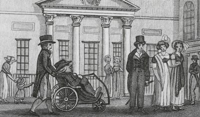 Bath, The Pump Room (gravura) de English School