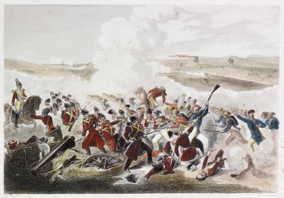 Batalha de Eupatoria (gravura colorida) de English School