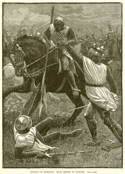 Batalha de Evesham: rei Henry em perigo de English School