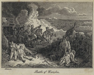 Batalha de Waterloo (gravura) de English School