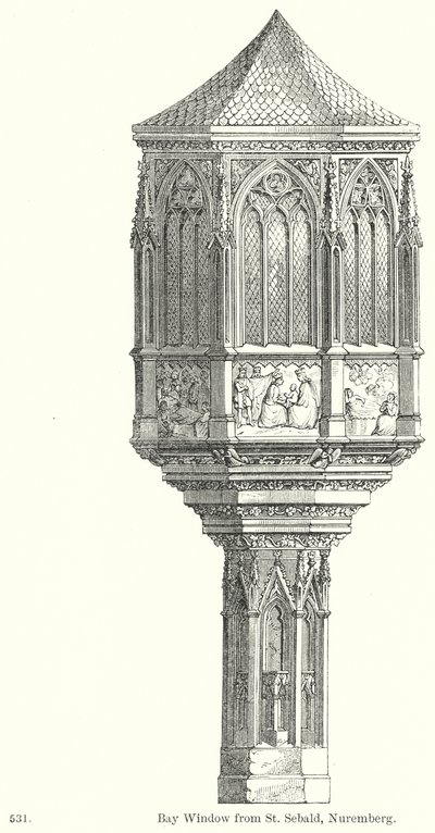 Erkerfenster von St. Sebald, Nürnberg von English School