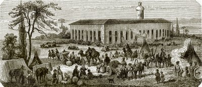 Bazar e feira em Nertchinsk-Rússia na Ásia de English School