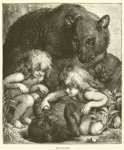 Bear Children (gravura) de English School