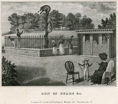 Urso Pit, jardins zoológicos de Londres, Regents Park de English School