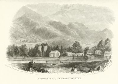 Beddgelert, Carnarvonshire, País de Gales de English School