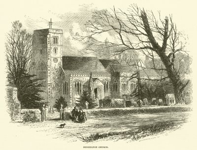 Igreja Beddington (gravura) de English School