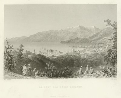 Beirute e Monte Líbano, 1837 de English School