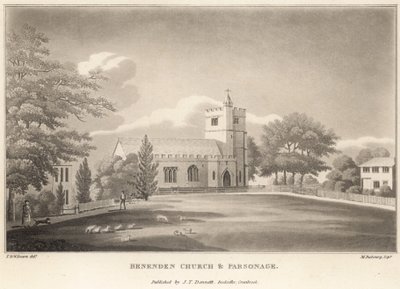 Igreja de Benenden e casa paroquial de English School
