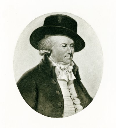 Benjamin White (wc e guache em marfim)) de English School
