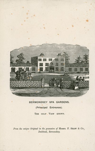 Jardins do Spa de Bermondsey de English School