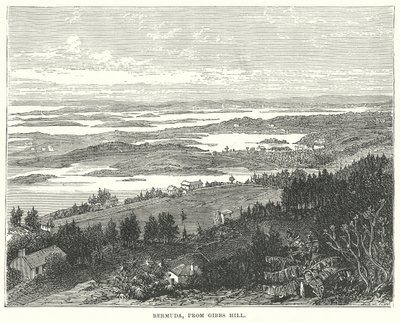 Bermudas, de Gibbs Hill (gravura) de English School