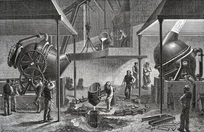 Processo Bessemer, Siderurgia, Sheffield de English School