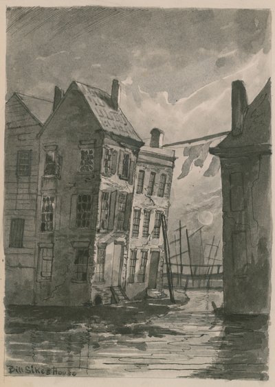Bill Sikes House em Jacobs Island (wc no papel) de English School