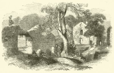 Abadia de Bindon (gravura) de English School